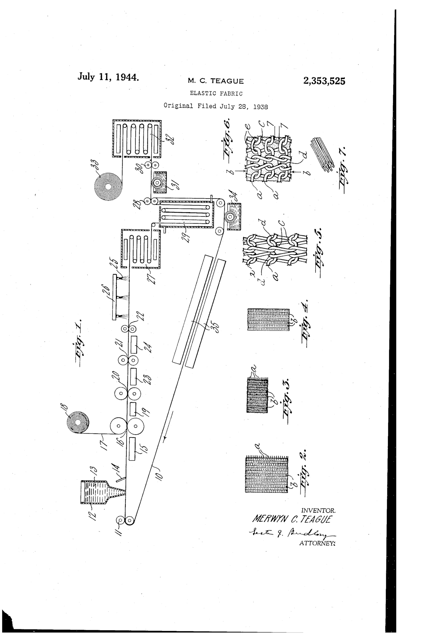 1944 patent application by Charles Goodyear